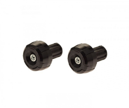 Suspensie Cadru - Set 2 capeti ghidon moto rotunzi, culoare negru