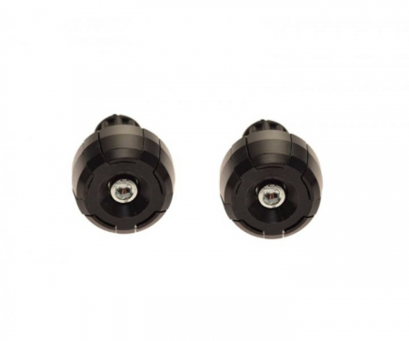 Set 2 capeti ghidon moto rotunzi, culoare negru [1]