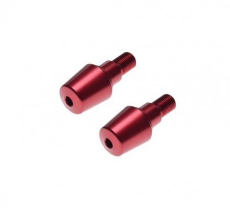 Capeti ghidon - Set 2 capeti ghidon moto Yamaha M16X1.5, culoare rosu