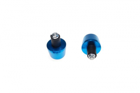 Set 2 capeti ghidon, pentru motociclete, culoare albastru, diametru guma 17mm [1]