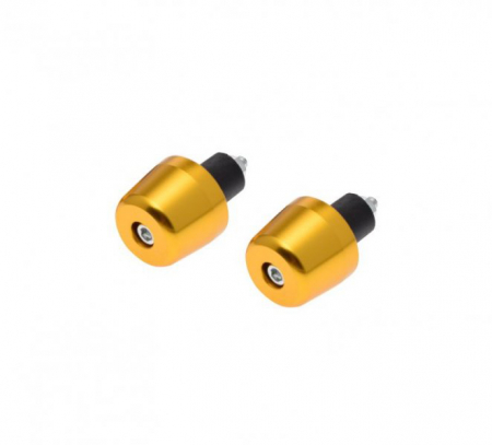 Capeti ghidon - Set 2 capeti ghidon, pentru motociclete, culoare auriu, diametru guma 17mm