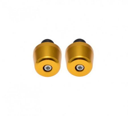 Set 2 capeti ghidon, pentru motociclete, culoare auriu, diametru guma 17mm [1]