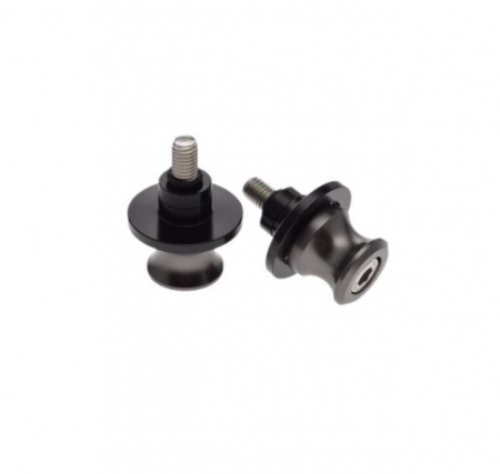 Suspensie Cadru - Set 2 capeti ghidon, pentru motociclete, culoare gri, filet M8x1.25