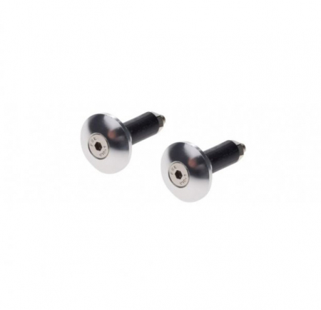 Suspensie Cadru - Set 2 capeti ghidon plati, culoare argintiu