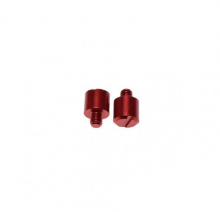 Set 2 dopuri anulare oglinzi filet M8, R+L, culoare rosu [1]