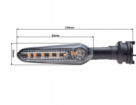 Set 2 lampi semnalizare led fata pentru Yamaha MT-03 / MT-25 [2]