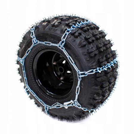 Lanturi zapada - Set 2 lanturi zapada pentru atv 8 inch, cu striatii EXC 2, pentru anvelope 18x9.5-8
