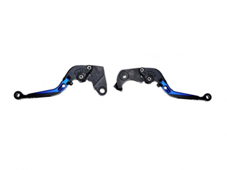 Suspensie Cadru - Set 2 manete frana si ambreiaj Kawasaki ZX6R 07-16/ZX10R 06-10/Z1000SX 11-16/ Z1000 07-16, culoare albastru