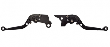 Suspensie Cadru - Set 2 manete frana si ambreiaj, reglabile, Benelli Trk 502 2017-2019, culoare negru