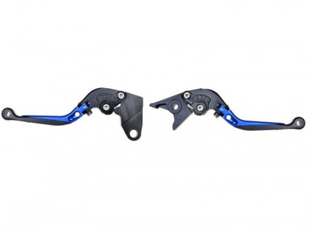 Suspensie Cadru - Set 2 manete frana si ambreiaj reglabile Kawasaki Z800 13-16/Z750 07-12, culoare albastru