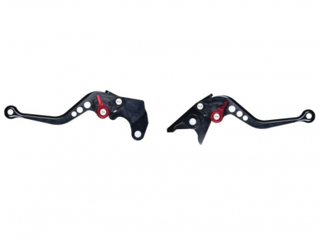 Suspensie Cadru - Set 2 manete frana si ambreiaj reglabile Suzuki Dl650/GSXR600/750/1000/GSR600, culoare negru