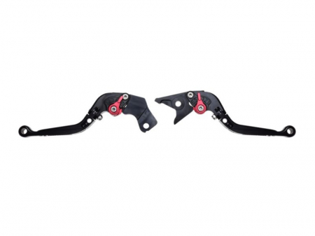 Suspensie Cadru - Set 2 manete frana si ambreiaj Suzuki SV650 99-09/DL650 04-10/GSX600F 98-06, culoare negru