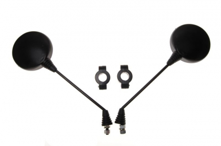 Set 2 oglinzi 140, filet M8 cu prindere, culoare negru [2]