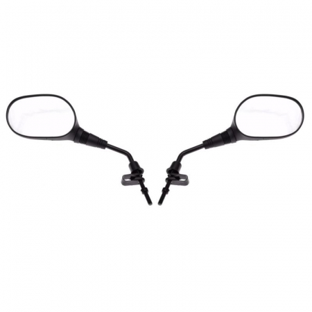 Set 2 oglinzi moto/atv, M8x1.25, 135x85mm, culoare negru [1]