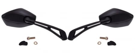 Oglinzi - Set 2 oglinzi moto/atv/scuter, filet M8, culoare negru