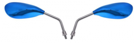 Suspensie Cadru - Set 2 oglinzi moto M8 MP103-1, culoare albastru