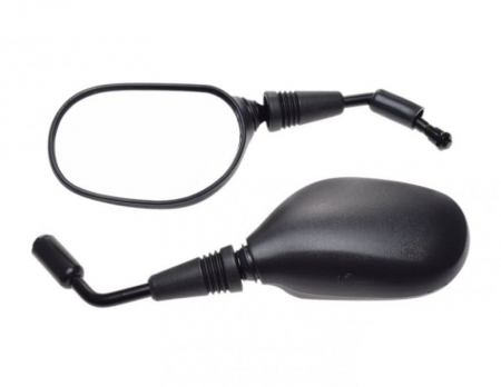 Set 2 oglinzi universale cu suporturi, prindere pe ghidon, culoare negru [1]