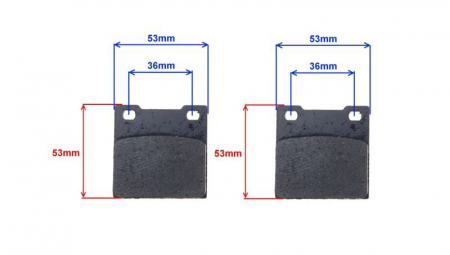 Set 2 placute frana, echivalent EBC FA063, grosime 9mm [1]