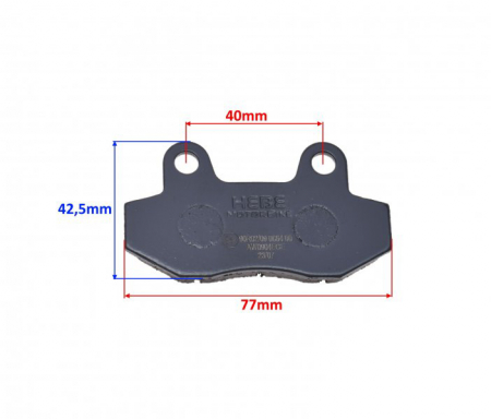 Set 2 placute frana Shotgun Ece R90, echivalent EBC FA86, grosime 9mm [1]