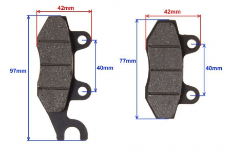Set 2 placute frana spate Longija, Wilga 2, Ogar 900, echivalent EBC FA165, grosime 9mm [1]