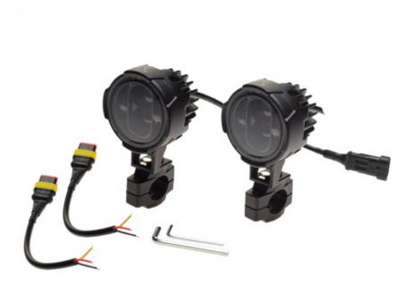 Faruri - Set 2 proiectoare moto led, universale