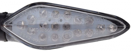 Set 2 semnalizari LED, forma triunghiulara, filet 10mm [3]