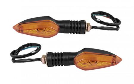 Set semnalizari - Set 2 semnalizari portocalii, cu bec pentru Barton Fighter