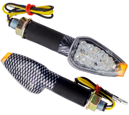 Semnalizari - Set 2 semnalizari universale MRT-008, LED (14 leduri), culoare carbon