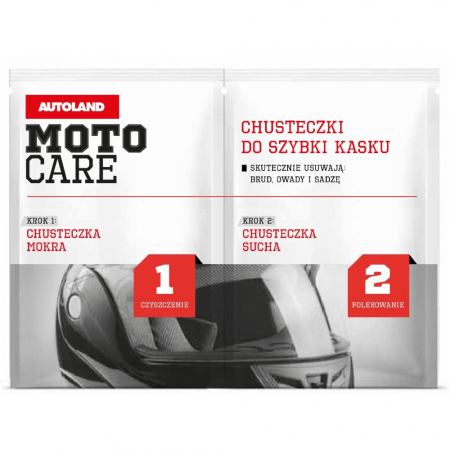 Accesorii echipamente - Set 2 servetele, umed si uscat pentru intretinere vizor casca