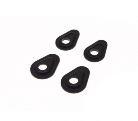 Sticla semnalizare - Set 4 capace cu gaura, adaptor semnalizari, carene Yamaha MT07 MT09