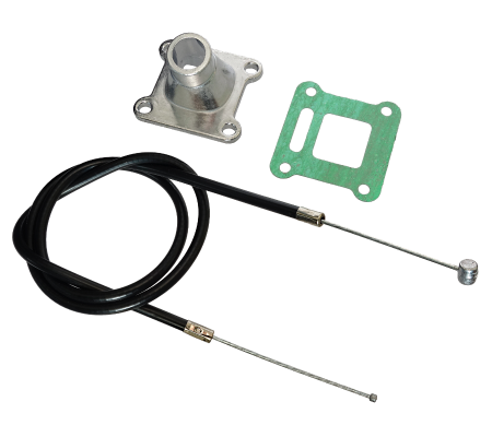 Set complet carburator, filtru, flansa si cablu, Pocket bike, 50cc [5]