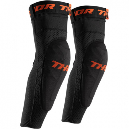 Protectii Maini - Set cotiere Thor XP Elbow Guard, culoare negru/portocaliu, marime S/M