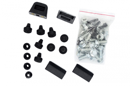Set cutii laterale moto cu prinderi, MR-B66, 23l, culoare negru [3]