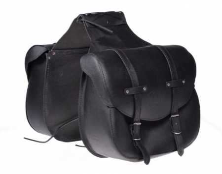 Transport & Depozitare - Set genti laterale Chopper, culoare negru