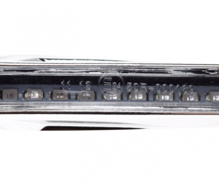 Set lampi semnalizare dinamice, LED, crom [3]