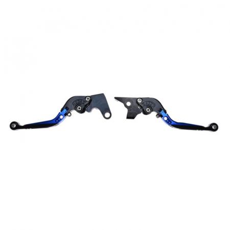 Suspensie Cadru - Set leviere, ambreiaj si frana, foldabile, culoare albastru, YAMAHA FZ6,FZ09,FZ1