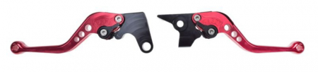 Suspensie Cadru - Set manete frana si ambreaj Yamaha, culoare rosu