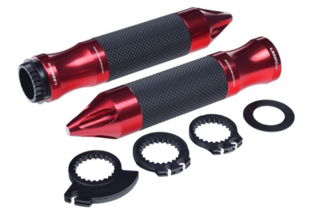 Suspensie Cadru - Set mansoane moto 653, culoare rosu/negru
