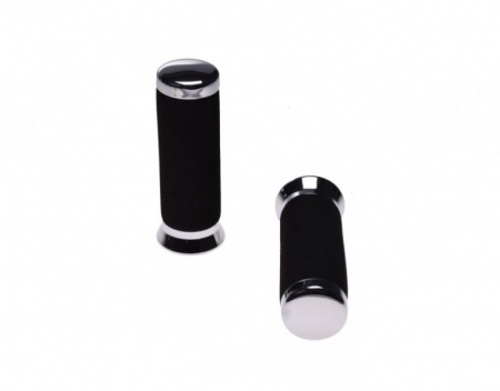 Suspensie Cadru - Set mansoane moto, lungime 130mm, culoare negru/argintiu