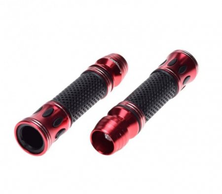 Suspensie Cadru - Set mansoane moto sport 047, culoare negru/rosu