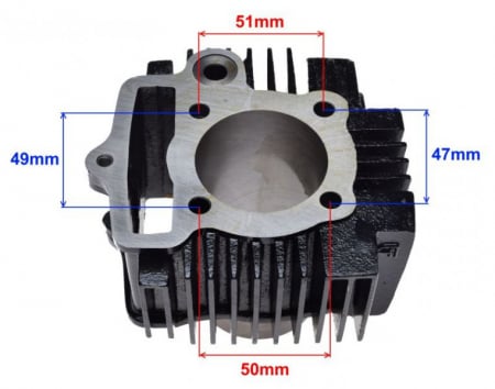 Set motor cilindru, piston, garnituri Atv 110, d.52.4mm [1]