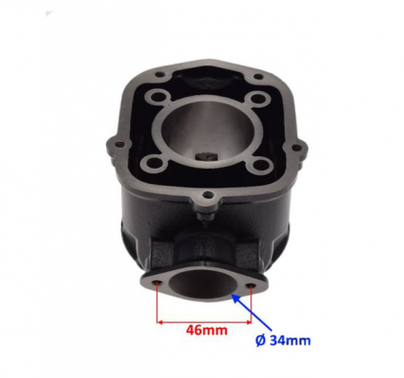 Set motor, cilindru, piston si garnituri, racire apa, DERBI APRILIA 2006 70 CCM, piston 47,00 [2]
