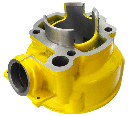 Set motor - Set motor cilindru si chiuloasa, Minarelli Am6, 80cc, 46.5mm