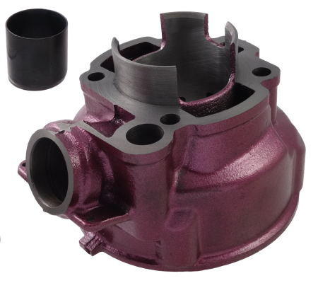 Set motor - Set motor Racing, cilindru+chiuloasa+garnituri, AM6, diametru 48,5mm, 90cc, culoare violet