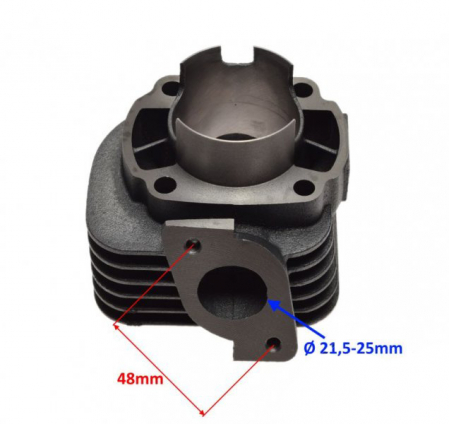 Set motor si chiuloasa, Keeway, diametru 47mm, 70cc [2]