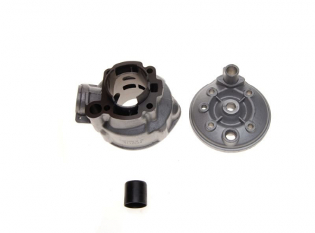 Set motor si chiuloasa, Minarelli AM6, 90cc, d.49, culoare argintiu [2]