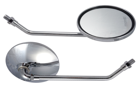 Oglinzi - Set oglinzi cromate, filet 10mm, lungime brat 230mm