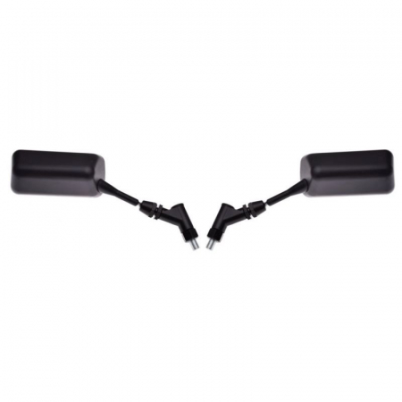 Oglinzi - Set oglinzi moto/atv, 110x50mm, plastic, culoare negru, filet M10, M04-0505