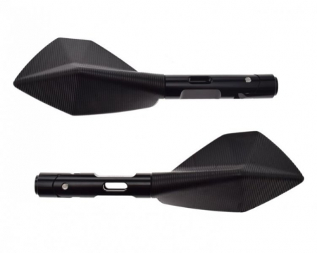 Oglinzi - Set oglinzi moto/atv Hebe, culoare negru, sistem prindere inclus