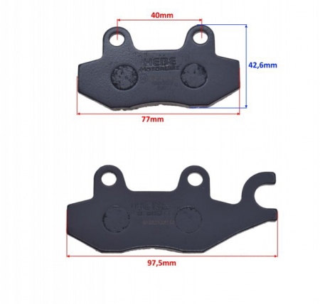 Set placute frana, echivalent EBC - FA135 [1]